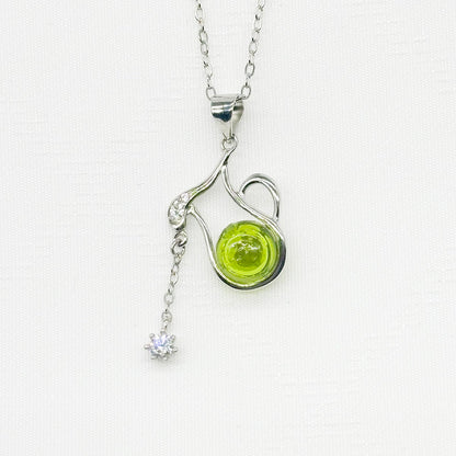 Sterling Silver Zodiac Aroma Necklace - Aquarius Jan - Feb | Perfect Birthday Gift | Energy & Healing | Diffuse on the go-2