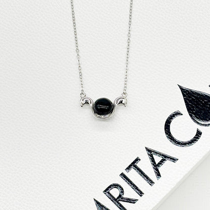 Sterling Silver Zodiac Aroma Necklace - Aries March - April | Perfect Birthday Gift | Energy & Healing | Diffuse on the go-1