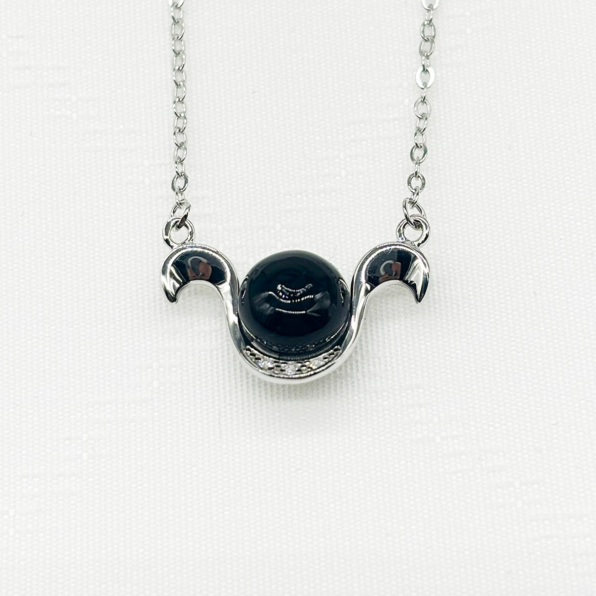 Sterling Silver Zodiac Aroma Necklace - Aries March - April | Perfect Birthday Gift | Energy & Healing | Diffuse on the go-2