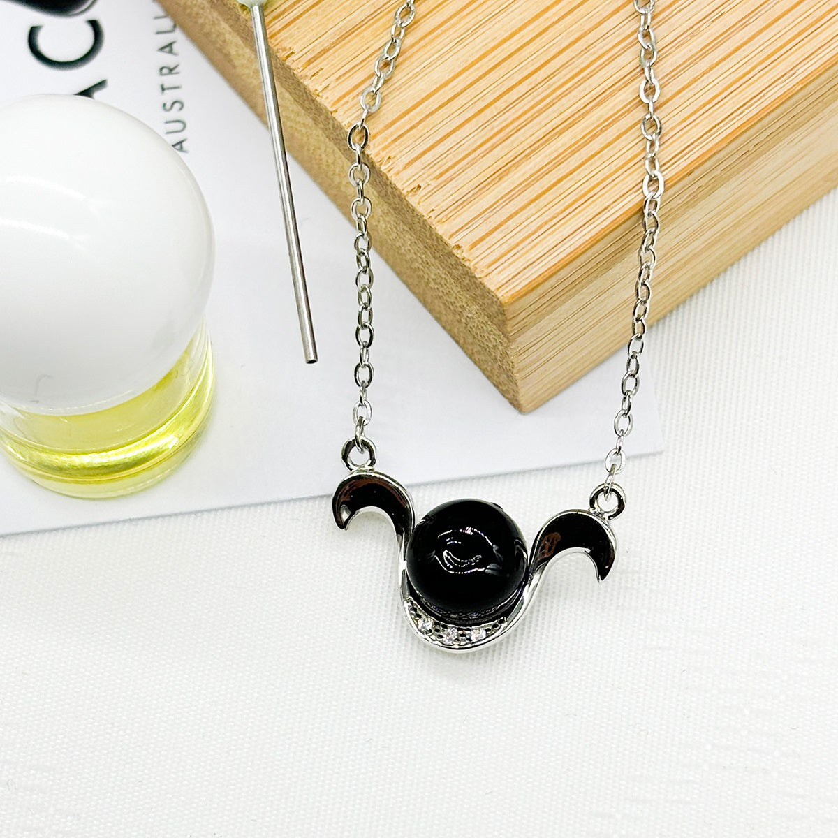 Sterling Silver Zodiac Aroma Necklace - Aries March - April | Perfect Birthday Gift | Energy & Healing | Diffuse on the go-0