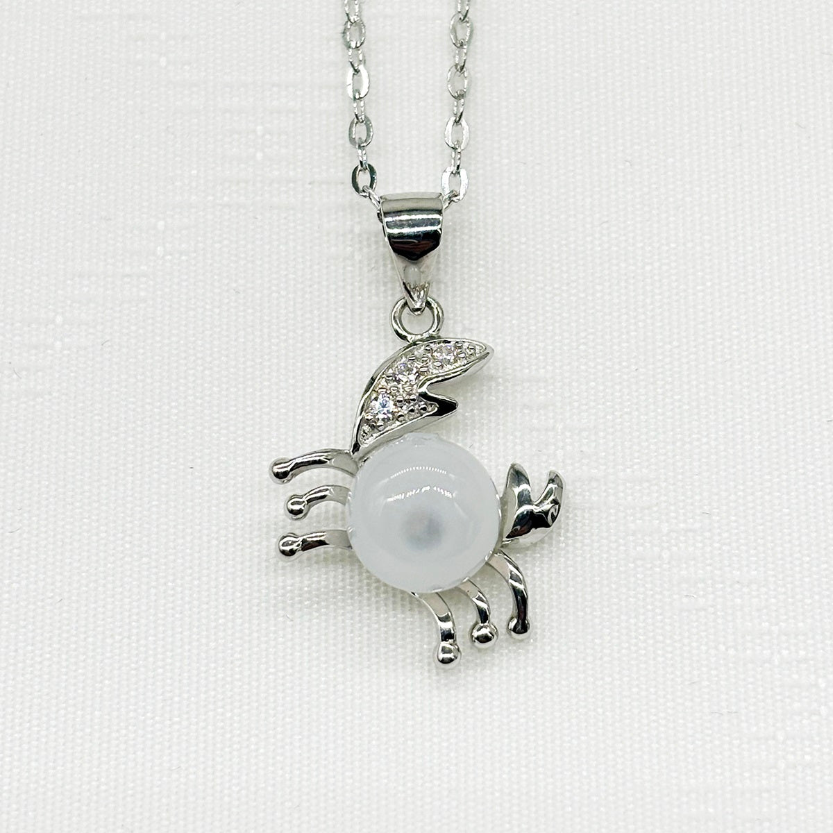 Sterling Silver Zodiac Aroma Necklace - Cancer June - July | Perfect Birthday Gift | Energy & Healing | Diffuse on the go-2