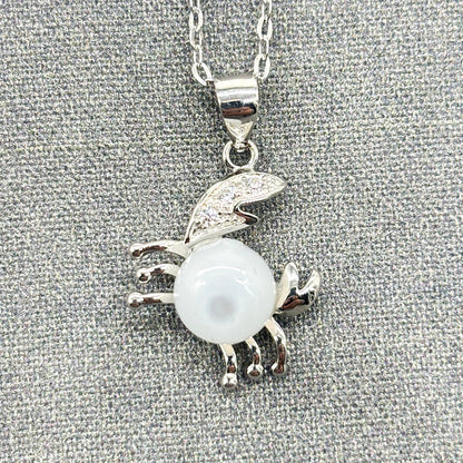 Sterling Silver Zodiac Aroma Necklace - Cancer June - July | Perfect Birthday Gift | Energy & Healing | Diffuse on the go-1