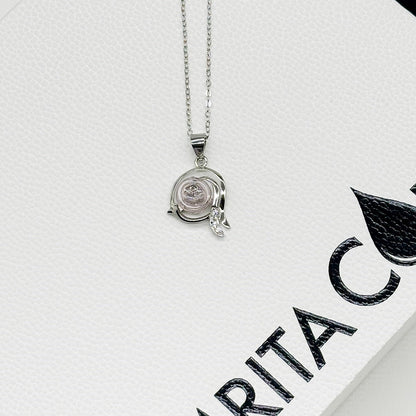 Sterling Silver Zodiac Aroma Necklace - Capricornus Dec-Jan | Perfect Birthday Gift | Energy & Healing | Diffuse on the go-4