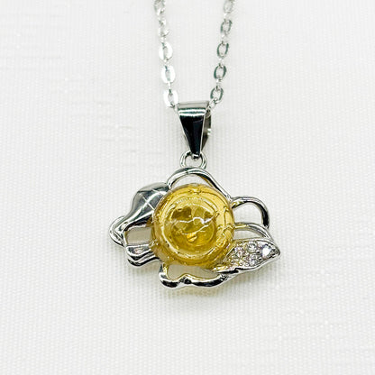 Sterling Silver Zodiac Aroma Necklace - Leo July - August | Perfect Birthday Gift | Energy & Healing | Diffuse on the go-2