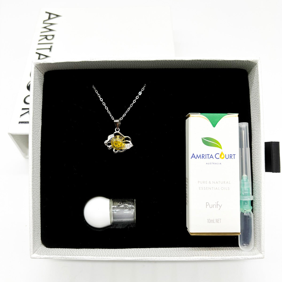 Sterling Silver Zodiac Aroma Necklace - Leo July - August | Perfect Birthday Gift | Energy & Healing | Diffuse on the go-4