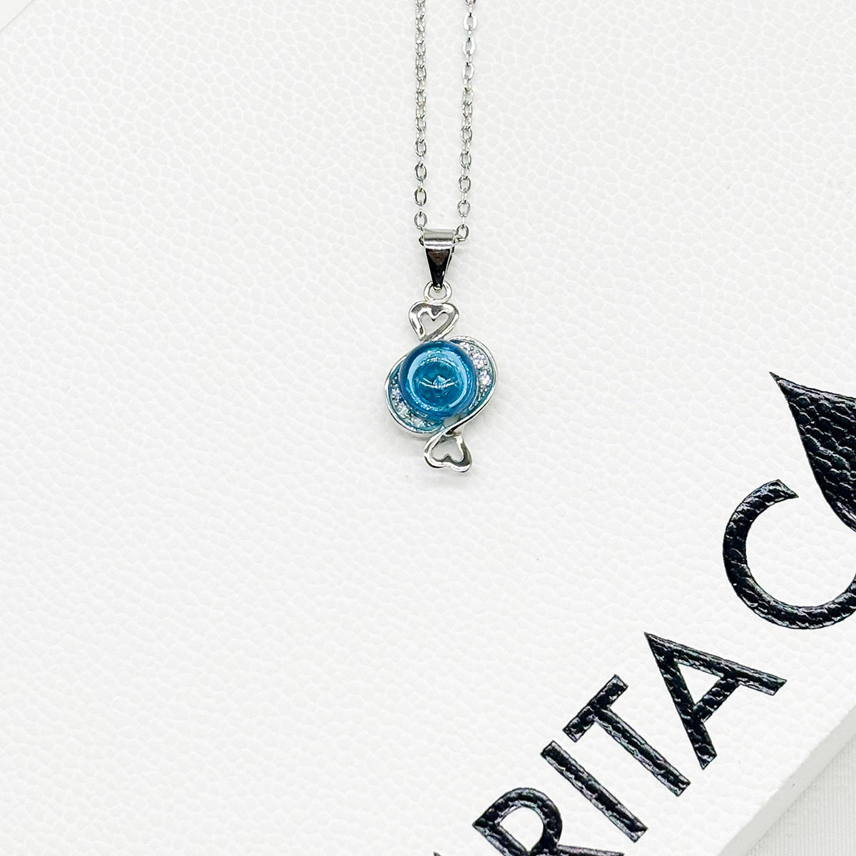 Sterling Silver Zodiac Aroma Necklace - Pisces Feb - March | Perfect Birthday Gift | Energy & Healing | Diffuse on the go-2
