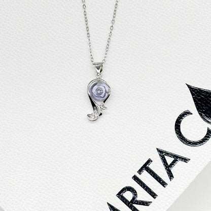 Sterling Silver Zodiac Aroma Necklace - Virgo Aug - Sep | Perfect Birthday Gift | Energy & Healing | Diffuse on the go-2
