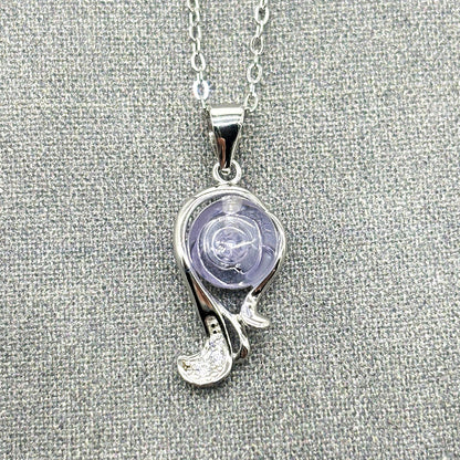 Sterling Silver Zodiac Aroma Necklace - Virgo Aug - Sep | Perfect Birthday Gift | Energy & Healing | Diffuse on the go-1