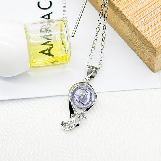 Sterling Silver Zodiac Aroma Necklace - Virgo Aug - Sep | Perfect Birthday Gift | Energy & Healing | Diffuse on the go-0