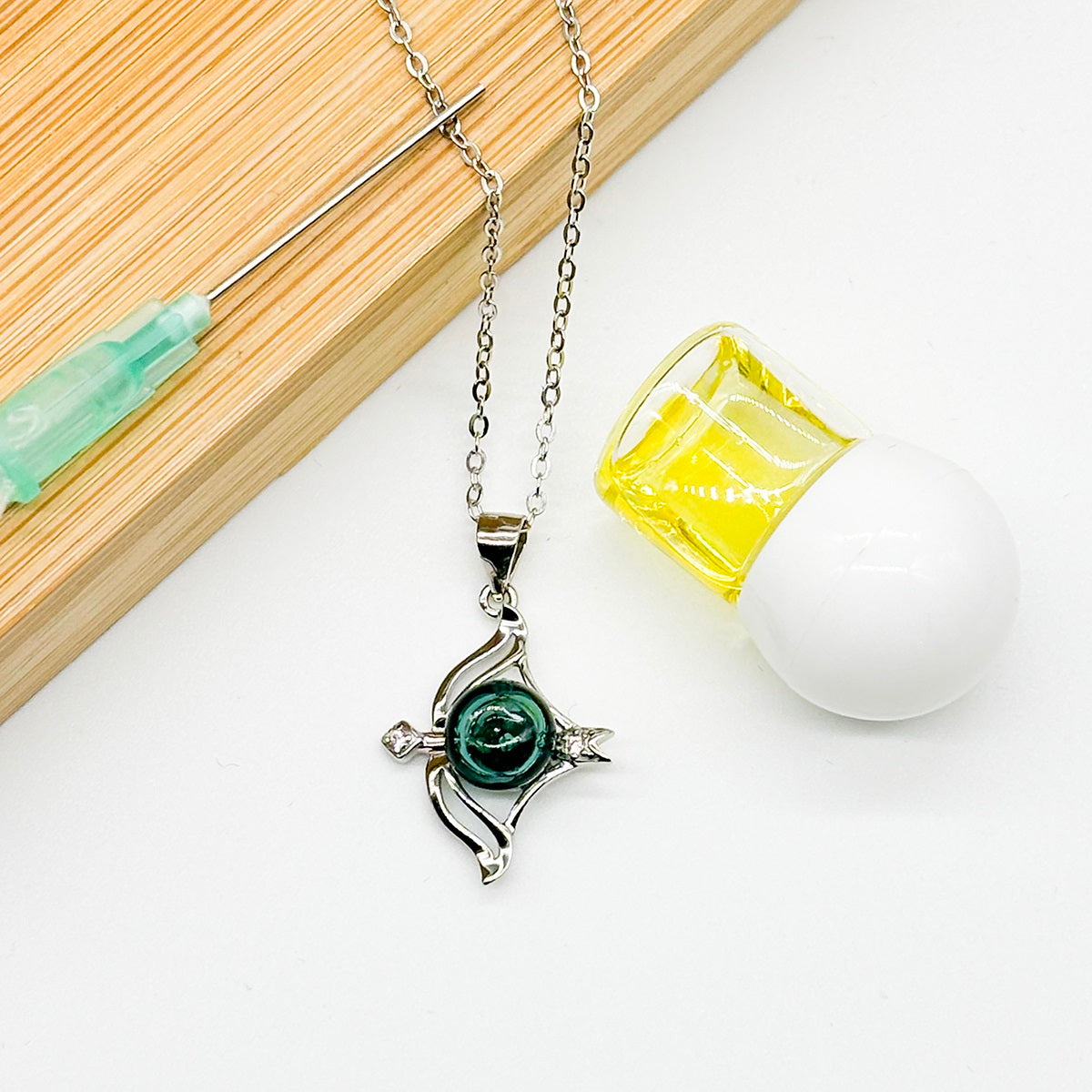 Sterling Silver Zodiac Aroma Necklace - Sagittarius Nov-Dec | Perfect Birthday Gift | Energy & Healing | Diffuse on the go-0