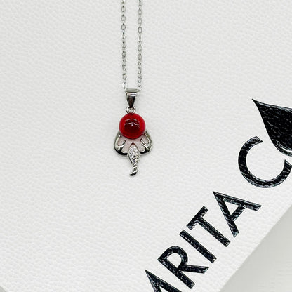 Sterling Silver Zodiac Aroma Necklace - Scorpius Oct-Nov | Perfect Birthday Gift | Energy & Healing | Diffuse on the go-3