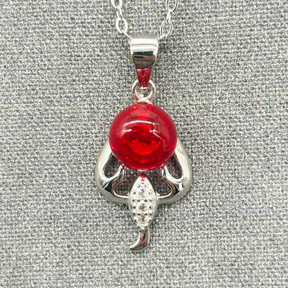 Sterling Silver Zodiac Aroma Necklace - Scorpius Oct-Nov | Perfect Birthday Gift | Energy & Healing | Diffuse on the go-2