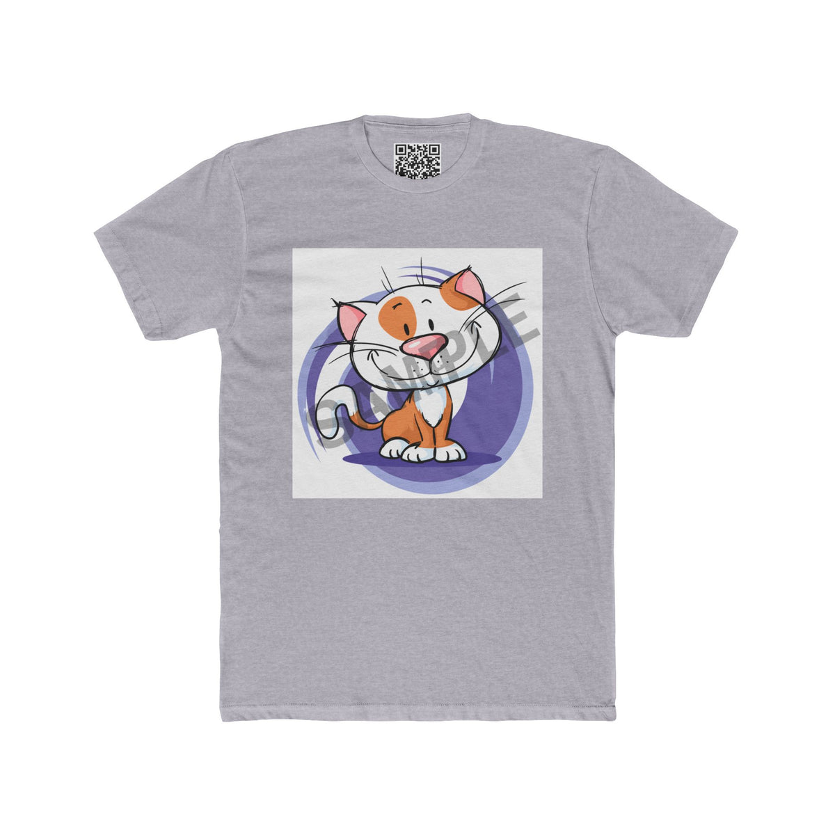 Customizable Unisex Cotton Tee — Upload (1) Photo LG