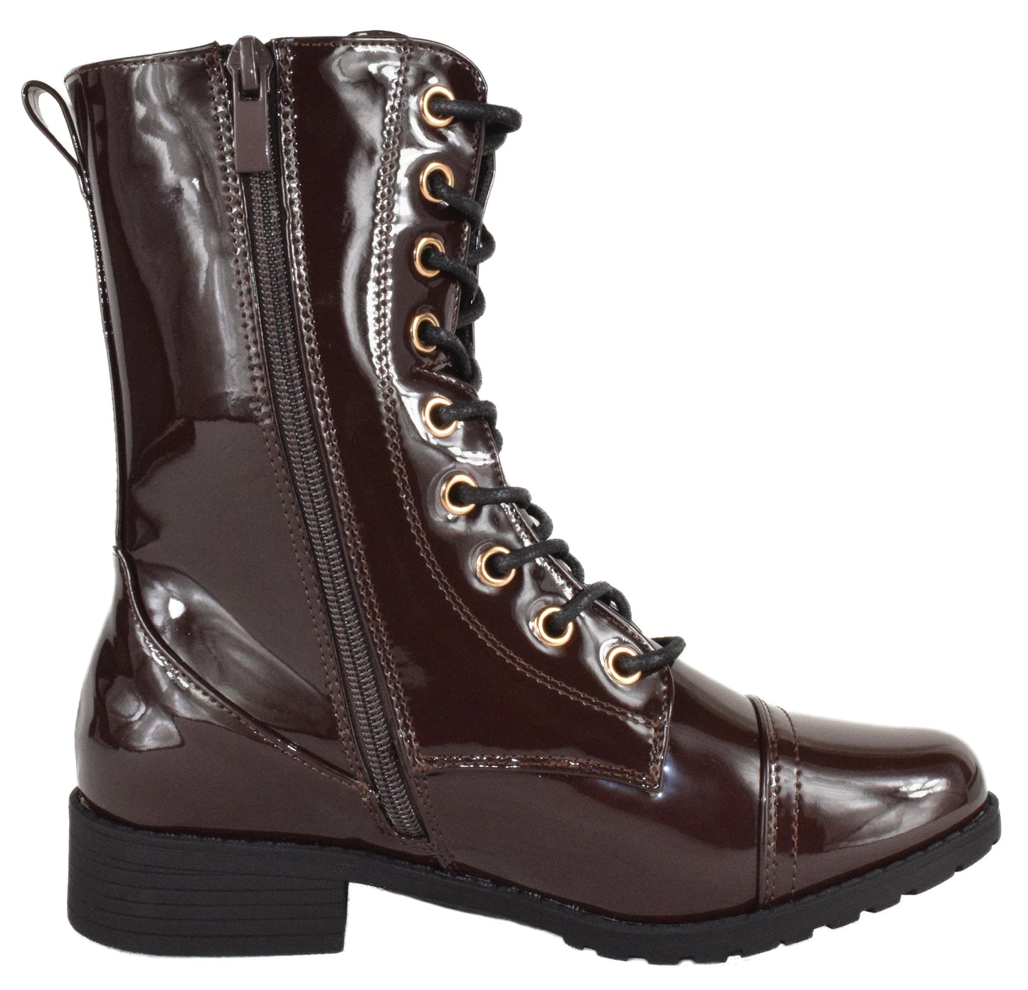 JALEN-01 Brown Patent Forever