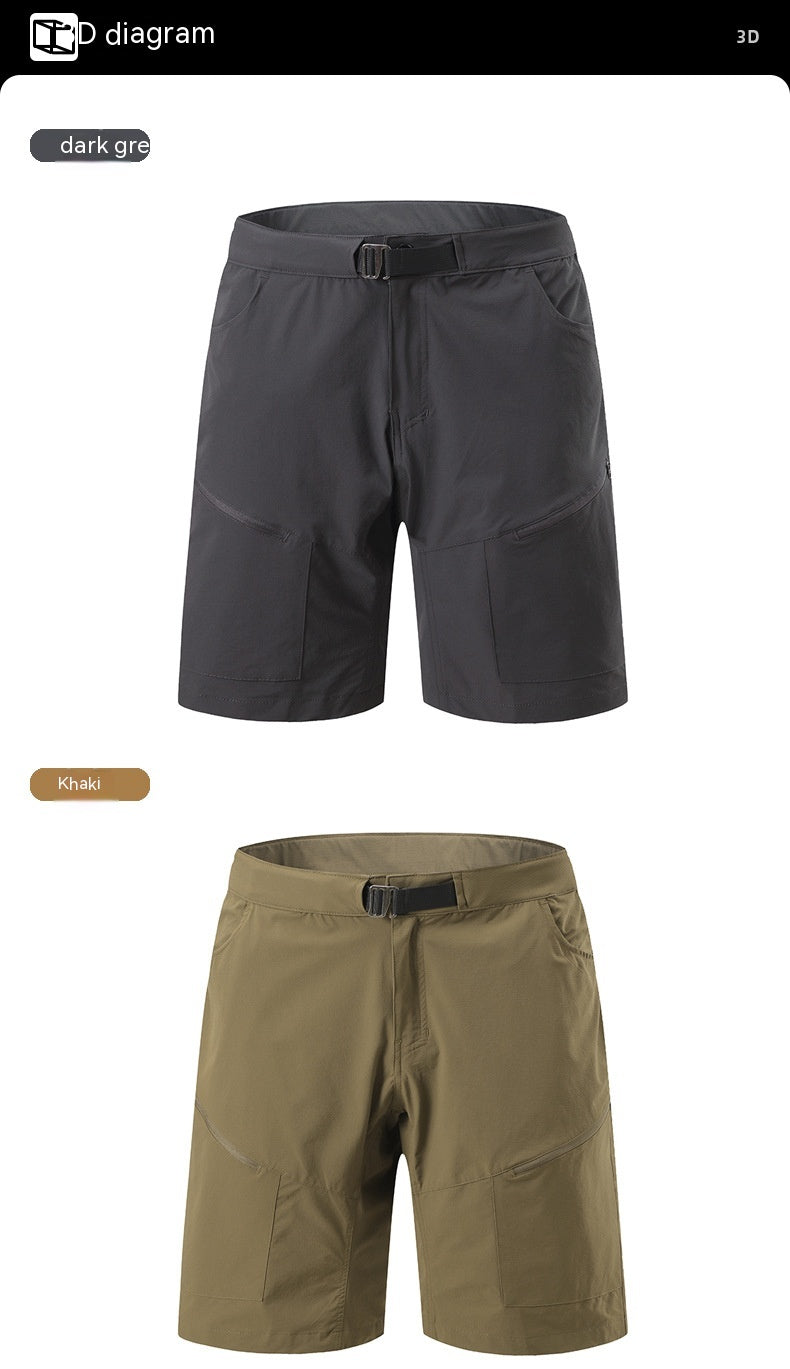 Men's Tooling Multi-Pocket Loose Straight Shorts