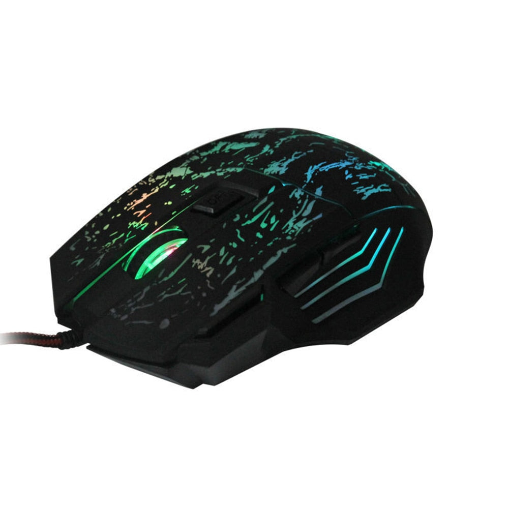 Ergonomic Gaming Mouse with 7 Buttons - Wired