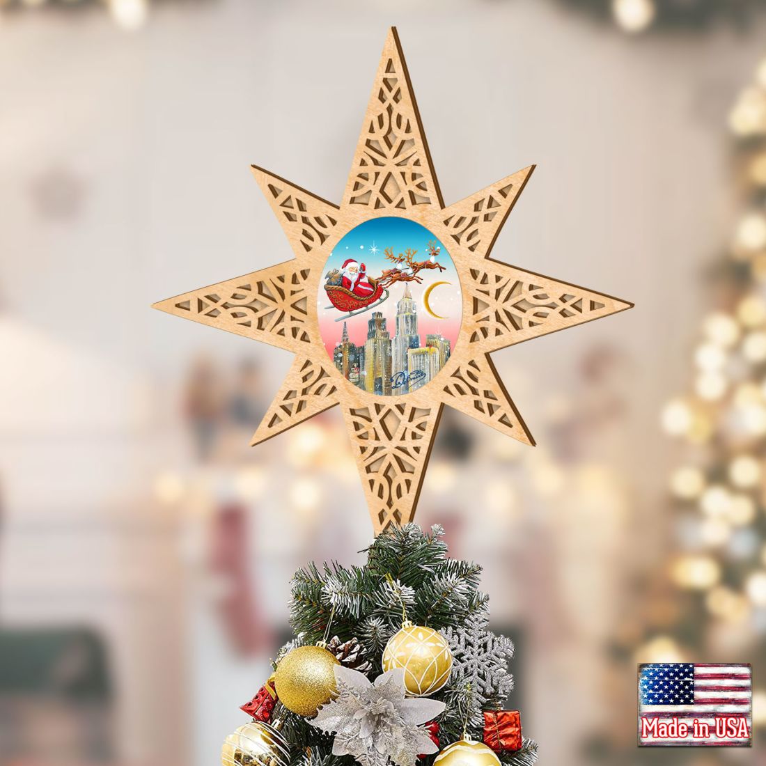 Up And Away Tree Topper by G.DeBrekht - Christmas Decor - 89495-2