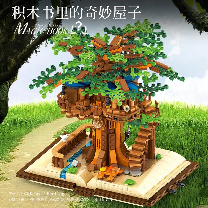 Jungle Tree House Bricks Toys