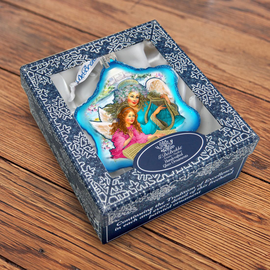 Sisterhood Glass Ornament by Strelkina at G. DeBrekht - Christmas Decor - 754-041-2