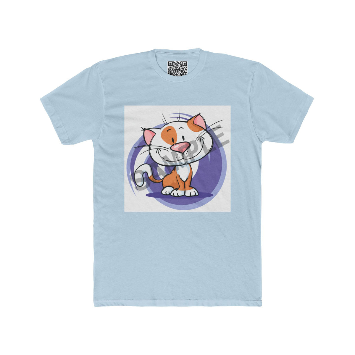 Customizable Unisex Cotton Tee — Upload (1) Photo LG