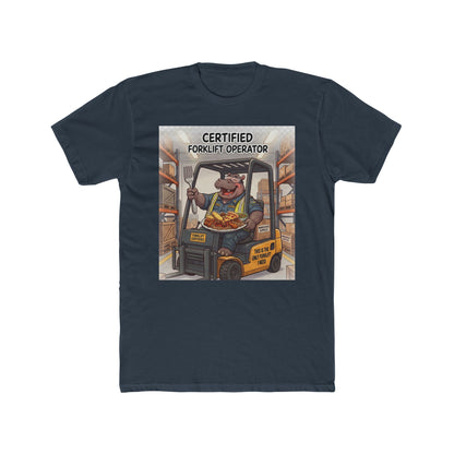 Certified Forklift Operator Tee — Funny Warehouse Worker T-Shirt