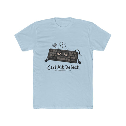 Ctrl Alt Defeat T-Shirt — Funny Gamer Keyboard Graphic Tee