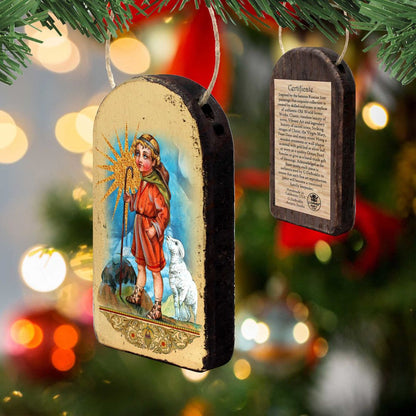 Shepherd Religious Christian Sacred Icon Ornament - Inspirational Icon Decor - 87045-3
