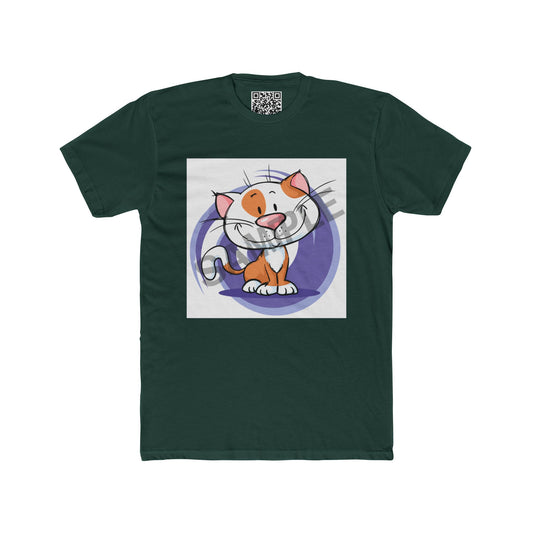 Customizable Unisex Cotton Tee — Upload (1) Photo LG