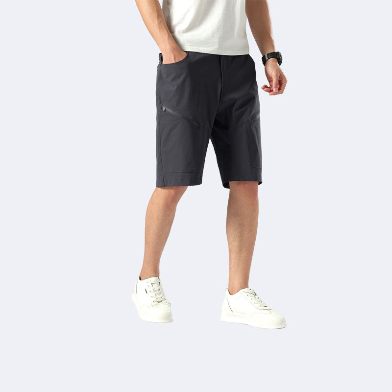 Men's Tooling Multi-Pocket Loose Straight Shorts