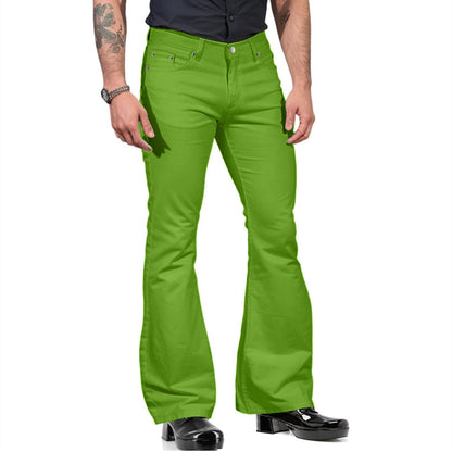 Men's Foreign Trade Bell-bottom Casual Pants