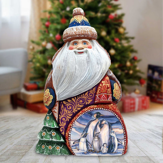 Sno Buddy like you Hand-Painted WOODCARVED Masterpiece by J. Bergsma - Wildlife Holiday Decor - 2422659-JB-0