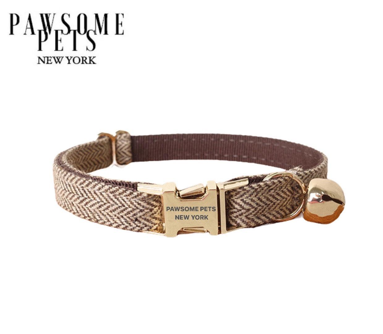 SMALL SIZE DOG & CAT COLLAR - AUBURN-0