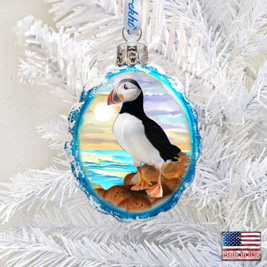 Bird Mercury Glass Ornament by G. DeBrekht - Wildlife Holiday Decor - 771043-0