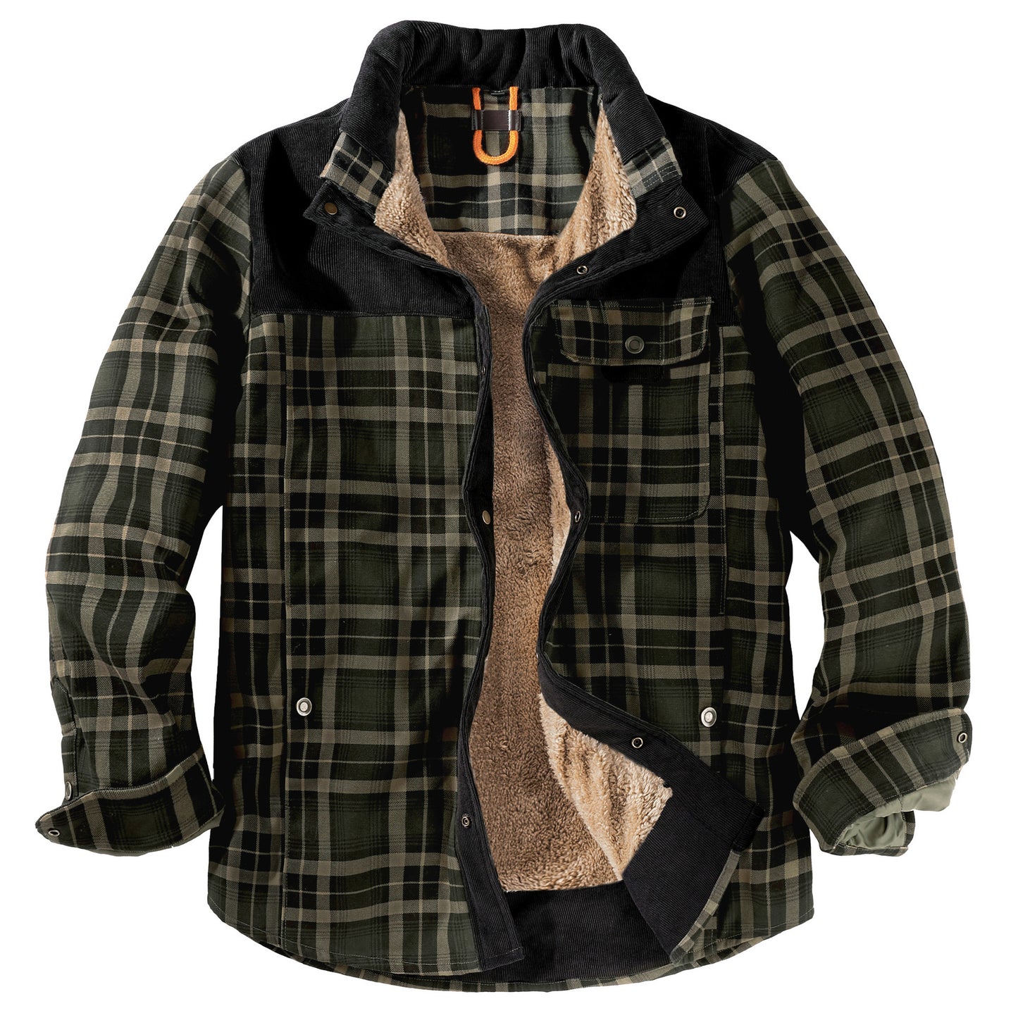 Men's Fleece-lined Winter Warm Jacket