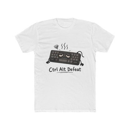 Ctrl Alt Defeat T-Shirt — Funny Gamer Keyboard Graphic Tee