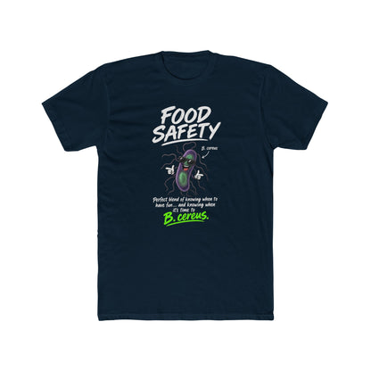 Food Safety T-Shirt — 'Food Safety' Funny B-cereus Mascot Tee for Food Workers