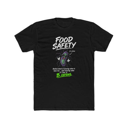 Food Safety T-Shirt — 'Food Safety' Funny B-cereus Mascot Tee for Food Workers