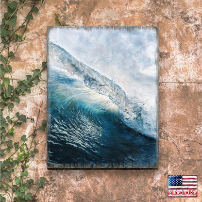 Ocean Wave Art Wooden Wall Art by Nature Wonders - Nature Wildlife Decor  - 95396B-1