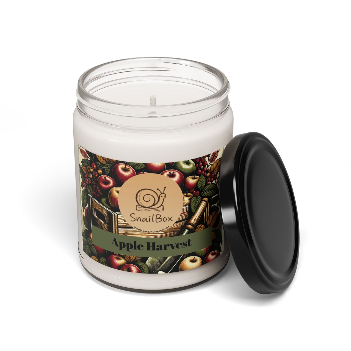 SnailBox Apple Harvest Soy Candle, 9oz