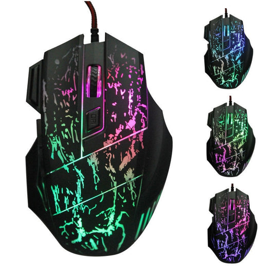 Ergonomic Gaming Mouse with 7 Buttons - Wired