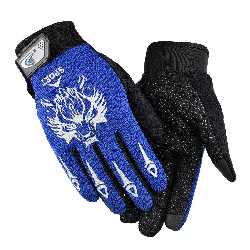 Wolf Head Half Finger Fingerless Gloves