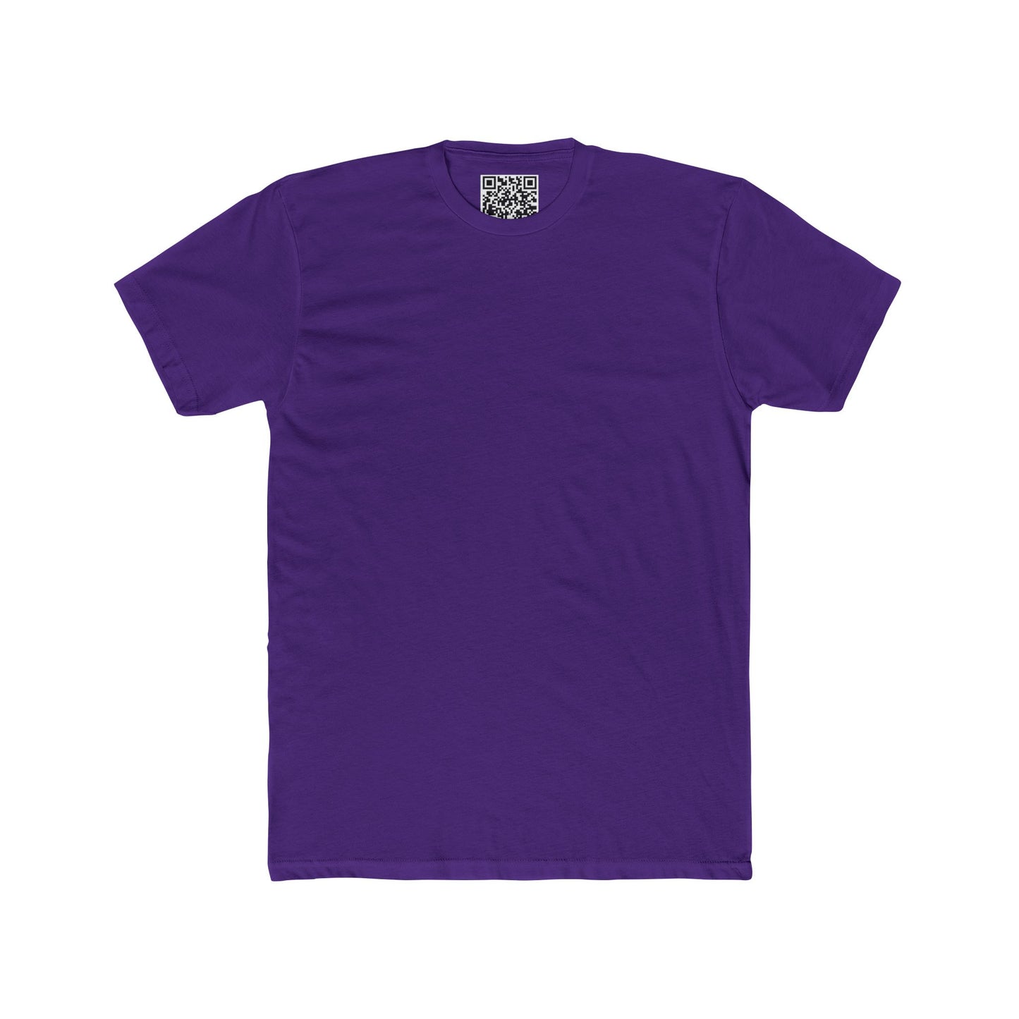 Customizable Unisex Cotton Crew Tee – Designed by You