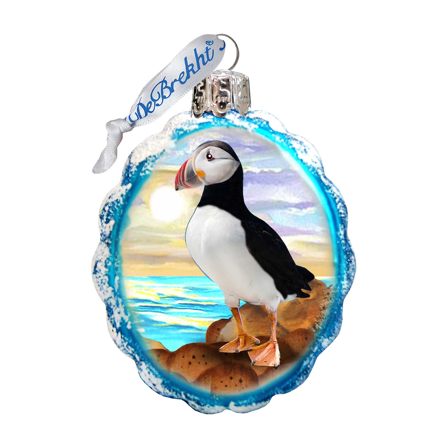 Bird Mercury Glass Ornament by G. DeBrekht - Wildlife Holiday Decor - 771043-4