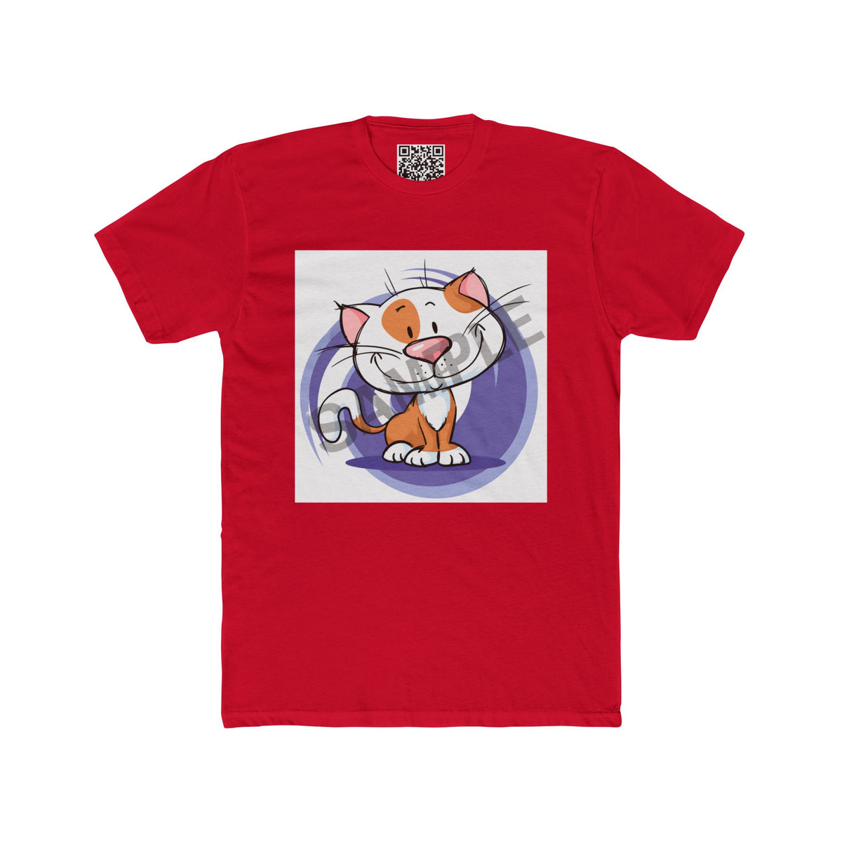 Customizable Unisex Cotton Tee — Upload (1) Photo LG