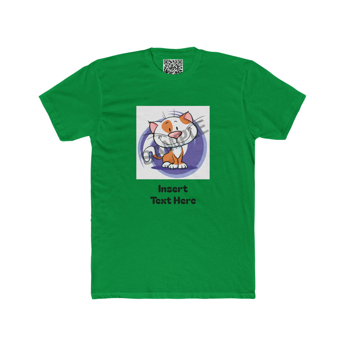 Camiseta unisex de algodón personalizable — Sube (1) foto y (1) texto