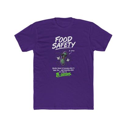 Food Safety T-Shirt — 'Food Safety' Funny B-cereus Mascot Tee for Food Workers