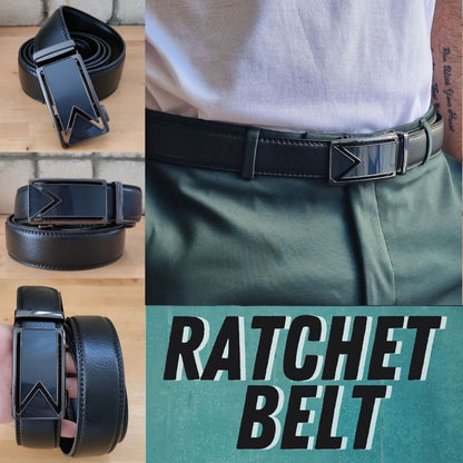 Slide Buckle Ratchet Belts For Men