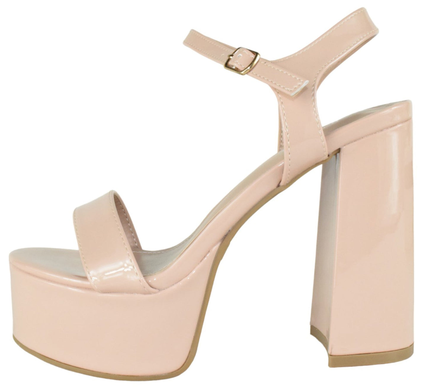 JASMINE-1 Nude Patent Top Moda-1