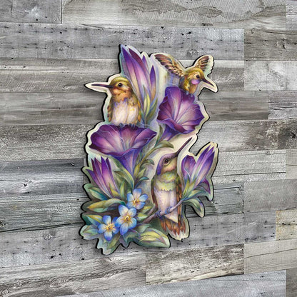 Everlasting Friendship Hummingbirds Wall Art by J. Bergsma - Wildlife Holiday Decor - 8591936W-JB-4