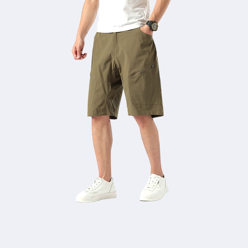 Men's Tooling Multi-Pocket Loose Straight Shorts